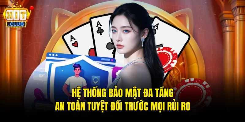 Hệ thống bảo mật đa tầng an toàn tuyệt đối trước mọi rủi ro